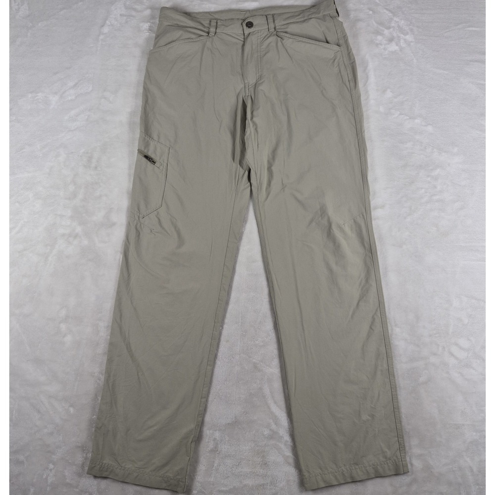 Patagonia Rock Craft Pants Men's 34x34 Beige Climbing Bouldering Hiking Outdoors